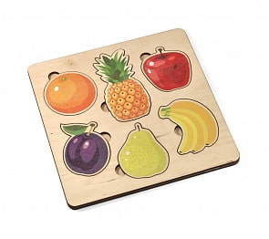 Игра развивающая деревянная - Фрукты (Десятое королевство, 00761ДК)