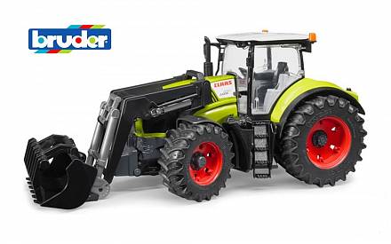 Трактор Bruder Claas Axion 950 c погрузчиком 