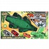 Трек-крокодил с машинками и животными, разные цвета   - миниатюра №3