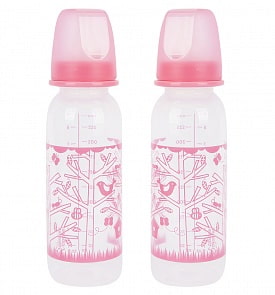 Бутылочки, 250 мл, 2 штуки, розовый (Tommee Tippee, 1805_розовый)
