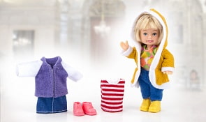 Игровой набор - Paula. Зимний гардероб, блондинка (Paula collection, MC23009a)