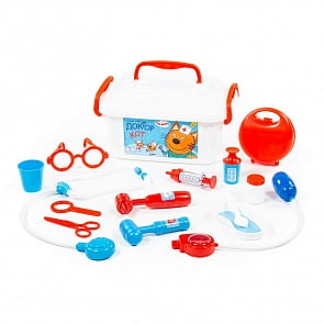 Набор доктора в контейнере - Три кота (Полесье, п-65353) (ассортимент)