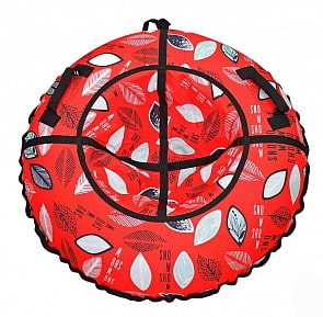 Санки надувные – Тюбинг RT Листья на красном, 105 см (RT, 7300RT)
