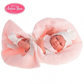 Кукла-младенец Оливия в розовом, 42 см. (Antonio Juan Munecas, 5062P)