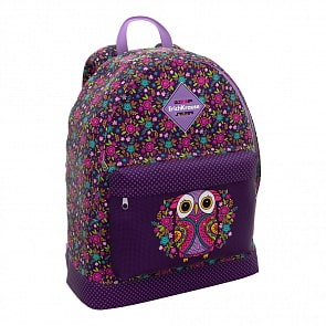 Рюкзак ErichKrause® EasyLine® 17L - Flower Owl (ErichKrause, 46253ЕК)
