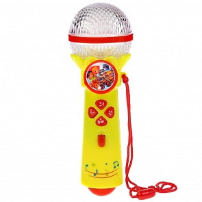 Микрофон, песни на стихи С. Михалкова, 10 песен, 8 мелодий, звуки аплодисментов, свет и звук (Умка, B1252960-R13-N)