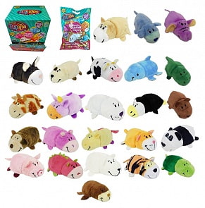 Плюшевая игрушка - Вывернушка 2 в 1, размер 8 см, 14 видов (1Toy, Т12036)
