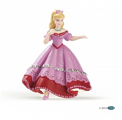Игровая фигурка - Танцующая розовая принцесса (Papo, 39019) - миниатюра