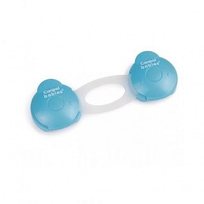 Многофункциональный блокатор для дверей, короткий, синий, 2 штуки (Canpol, 250930630)