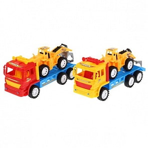 Трейлер инерционный с трактором, разные цвета (B1858466) (ассортимент)