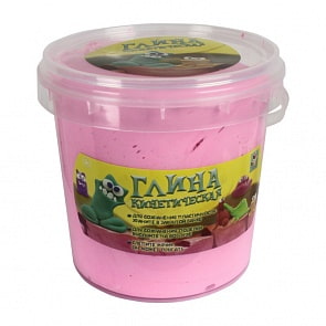 Кинетическая глина, светло-розовая, 200 г (1toy, Т11358а)