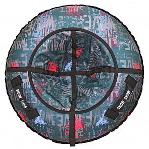 Санки надувные тюбинг с надписью Wave, диаметр 105 см. (RT, 6797rt)