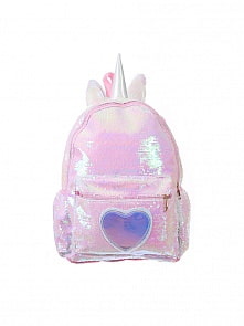 Рюкзак с пайетками - Единорог с сердцем Bright Dreams, перламутровый (Михи Михи, MM07579)