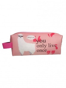 Пенал - Лама, цвет матовый красный (Mihi Mihi, MM06795)