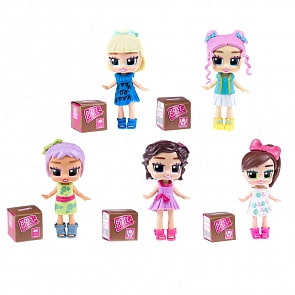 Кукла из серии Boxy Girls Mini 8 см с аксессуарами, 6 видов (1toy, Т16643) (ассортимент)
