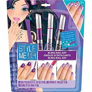 Набор Style Me Up - Художественный маникюр со стразами, фиолетовая палитра (Wooky Entertainment, 1611st)