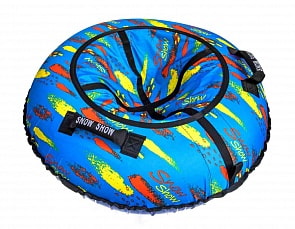 Санки надувные – Тюбинг RT Краски на голубом, 105 см (RT, 7304RT)