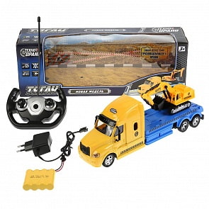 Радиоуправляемый тягач на аккумуляторе с экскаватором (Технодрайв, B1323206-R)