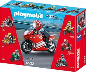 Игровой набор из серии Коллекция мотоциклов - Супер мотоцикл (Playmobil, 5522pm)