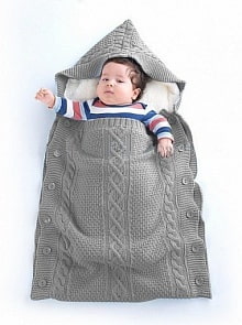 Конверт вязанный U14-07, серый (Ups Pups, U14-07-05)