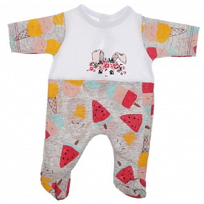 Одежда для пупса Комбинезон Зайка для кукол 40-42 см (Карапуз, OTF-2102C-RU)