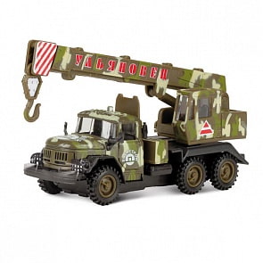 ЗИЛ 131 Автокран Военстрой Ульяновец (Технопарк, CT10-001-PC-3sim)