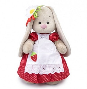 Мягкая игрушка - Зайка Ми Земляничка, малый, 25 см (Budi Basa, StS-281)