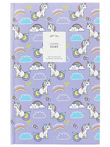 Планнер с дизайном Единорог Волшебный, формат А5, сиреневый (МихиМихи, MM06680)