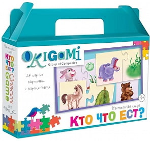 Игра настольная. Кто что ест? (Origami, 01283_OR) 