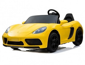 Электромобиль Porshe Cayman желтого цвета (ToyLand, YSA021_желтый)