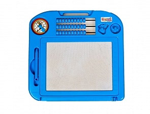 Доска для рисования из серии Ну Погоди с часами и счетами (1toy, Т52235) (ассортимент)