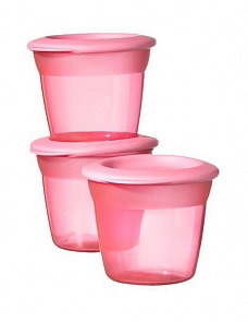 Контейнеры для питания, 3 штуки. Розовые (Tommee Tippee, 1803_розовый)