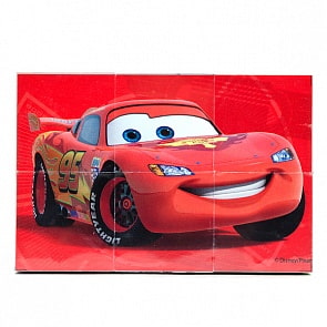 6 развивающих кубиков - Дисней Тачки (Играем вместе, 01906sim)