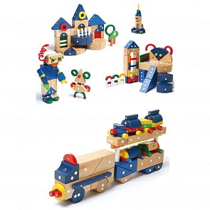 Конструктор - Животные. Транспорт. Дом (Genii Creation, AVH10130k)