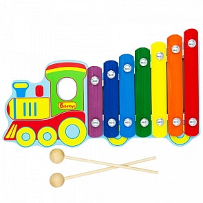 Металлофон 7 нот Паровозик (Алатойс, МФ0703)