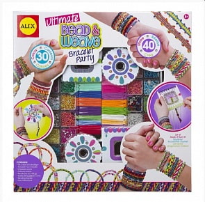 Большой набор - 40 Браслетов-фенечек, от 8 лет (Alex, 137P)