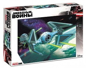 Пазлы Premium 2000 элементов - Звездные войны Lucas-Star Wars (Hatber, 2000ПЗ1-22498)