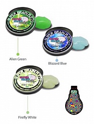 Жвачка для рук - Super Brain Putty, серия Светится в темноте, 75 г, 3 цвета (Jocker, 34130) - миниатюра
