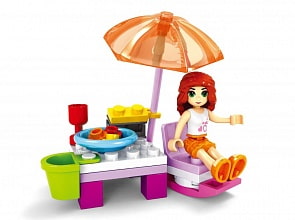 Конструктор - Мир чудес: Завтрак на пляже, с фигуркой, 31 деталь (Ausini, 24104)