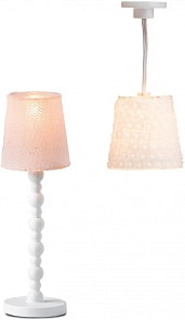 Освещение для домика Смоланд - Торшер и люстра с абажурами, свет (Lundby, LB_60604000)