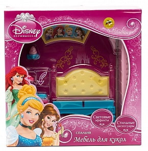 Набор мебели для кукол «Принцессы Дисней» - Спальня (Играем вместе, G2236-Rsim)