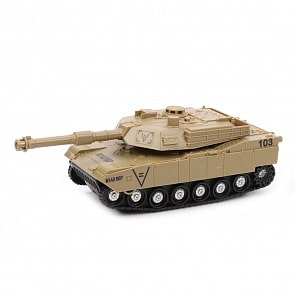 Танк инерционный с 4-мя ведущими колесами, свет, звук (Наша Игрушка, 6506-1)