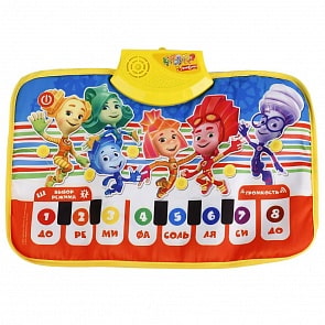 Музыкальный коврик-пианино – Фиксики, 12 песен (Умка, HX05013-A-R15)