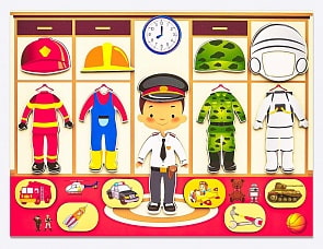 Пазл Одевашка - Мальчики (ГеоПазл, ПОСПМ-01)