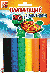 Пластилин плавающий, 6 цветов (Луч, 22С1430-08)