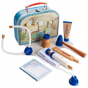 Чемоданчик врача, 9 предметов (Moulin Roty, 632402)