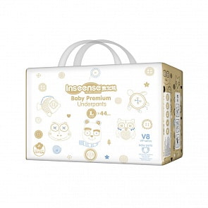 Трусики-подгузники Inseense Premium V8, 9-14 кг, 44 штуки, L (Inseense, InsV8-44)
