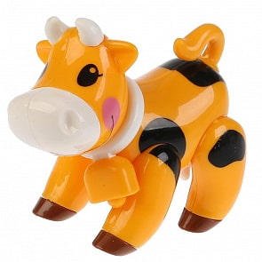 Развивающая крутилка Корова, оранжевый цвет (Умка, S126-R1)