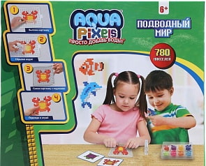 Набор для творчества из серии Aqua Pixels - Подводный мир, 780 деталей (1toy, Т13065)