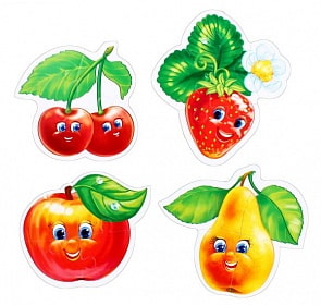 Мягкие пазлы Baby puzzle - Фрукты (Vladi Toys, VT1106-04)